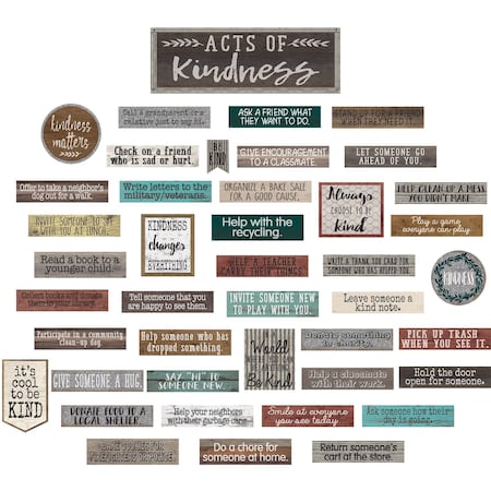 Teacher Created Resources Home Sweet Classroom Acts of Kindness Bulletin Board Set TCR8462